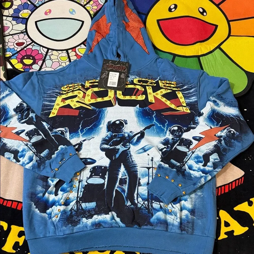 Stray Hoodie - Space Rock Pullover